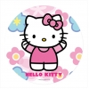 Opłatek na tort Hello Kitty-12. Średnica:21 cm
