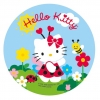 Opłatek na tort Hello Kitty-3. Średnica:21 cm