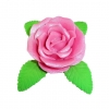 Róża M1(różowa ciemna) Średnica róży:7cm
