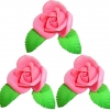 Róża zestaw R3(różowy jasny) Średnica róży:5,5cm