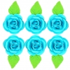 Róża zestaw R6(niebieski jasny) Średnica róży:5cm