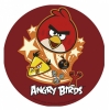 Opłatek na tort Angry Birds-2. Średnica:21cm