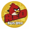 Opłatek na tort Angry Birds-3. Średnica:21cm